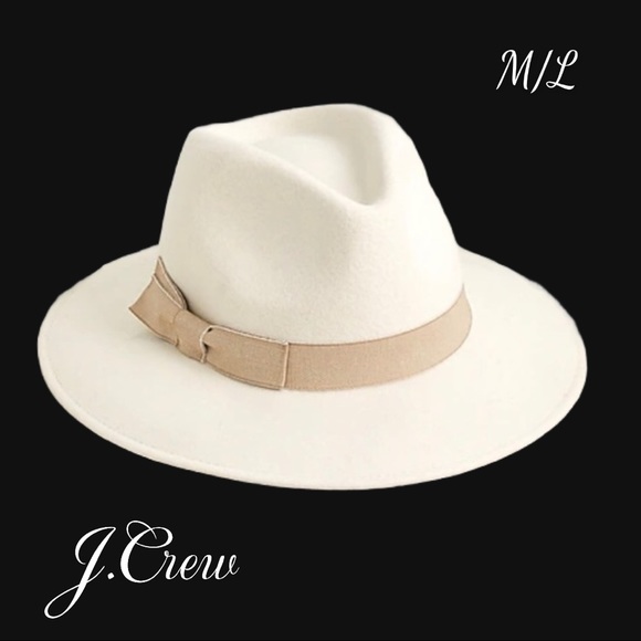 Jcrew western hat with grosgrain trim
